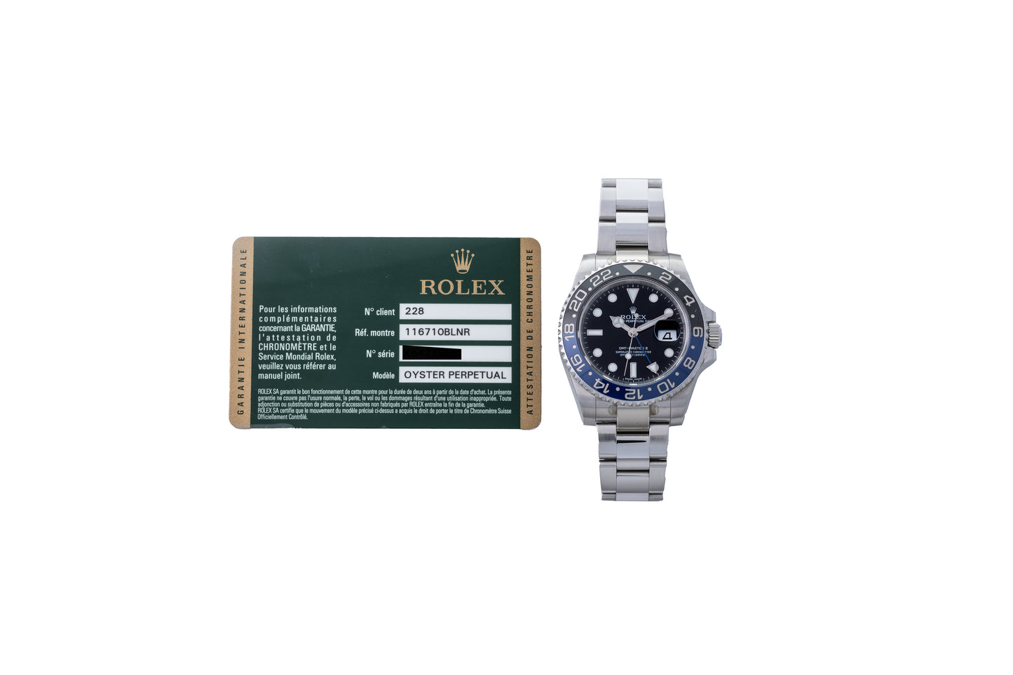 Rolex GMT-Master II 'Batman'