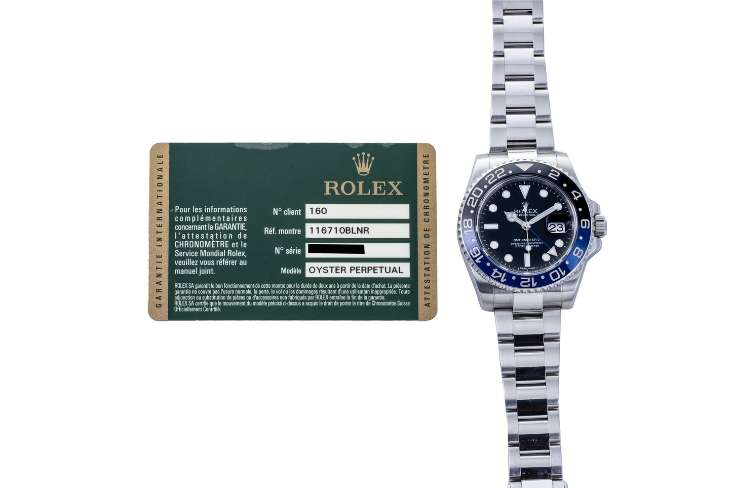 Rolex GMT-Master II 'Batman'
