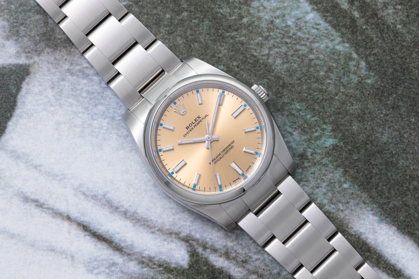 Rolex Oyster Perpetual 'White Grape'
