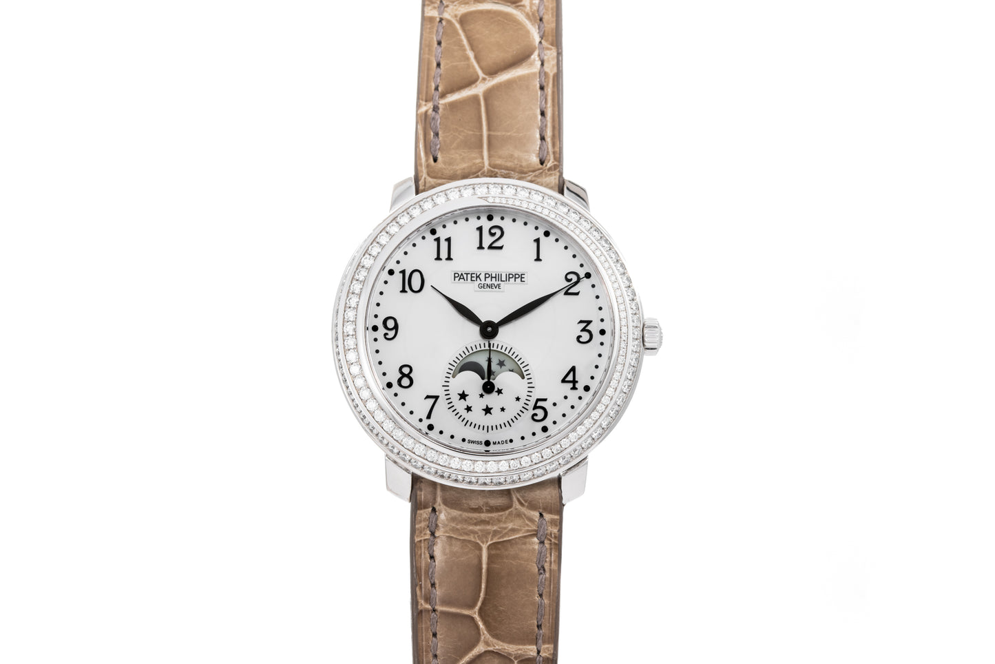 Patek Philippe Diamond Ribbon Joallerie Moon Phases