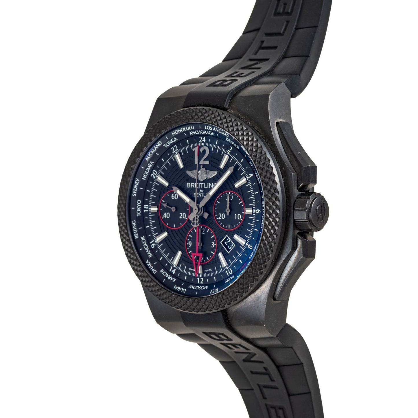 Breitling For Bentley Motors GMT Chronograph Light Body B04 Midnight Carbon Special Edition