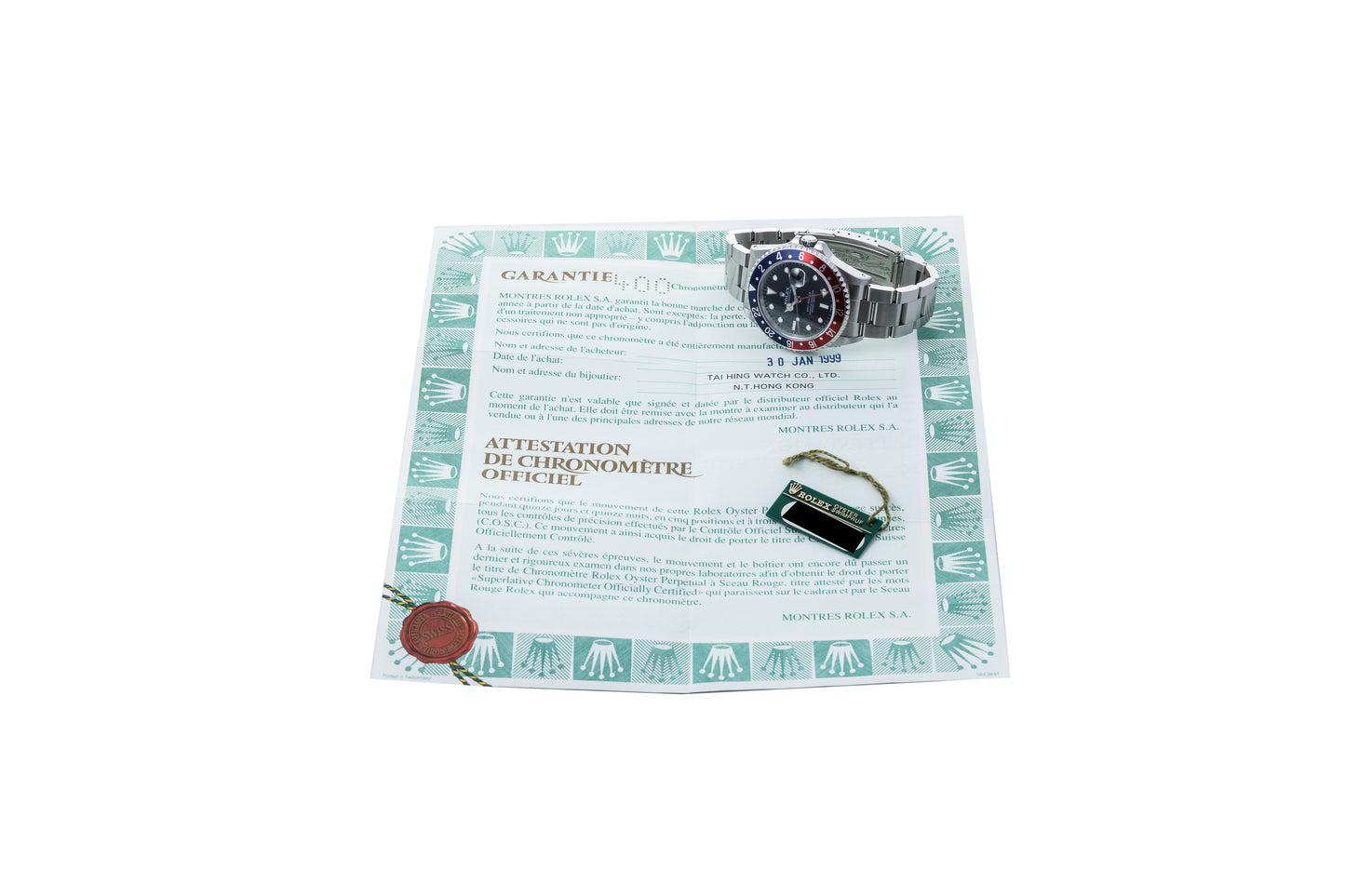 Rolex GMT-Master 'Pepsi Swiss Only'