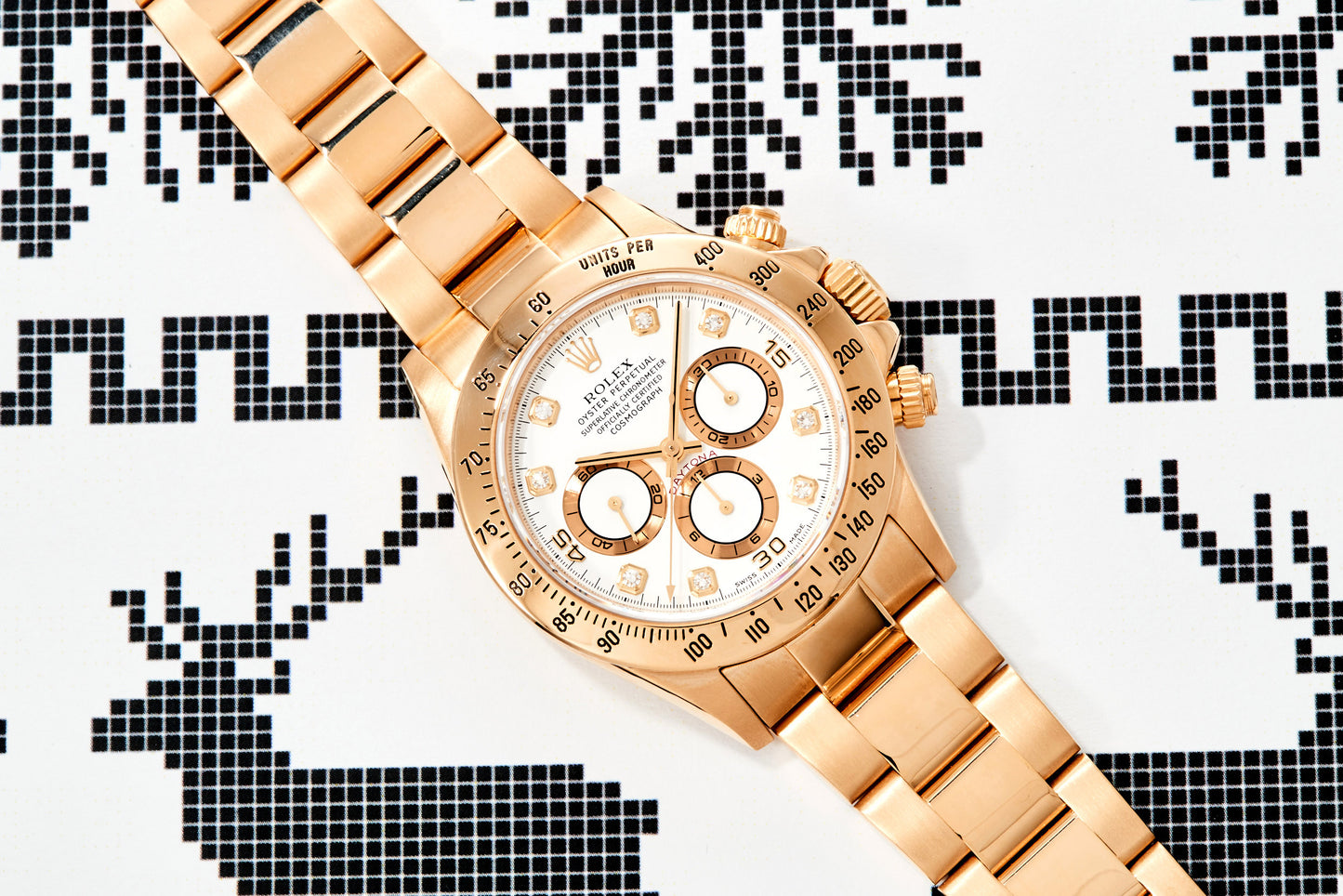 Rolex Daytona 'Zenith' 18K Diamond Dial