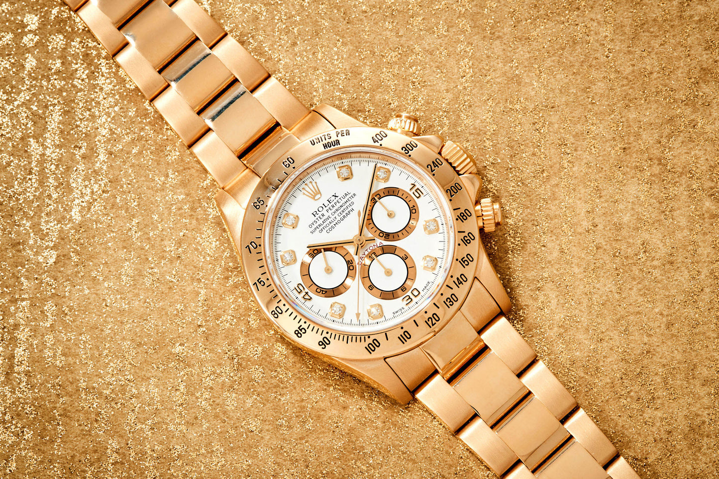 Rolex Daytona 'Zenith' 18K Diamond Dial