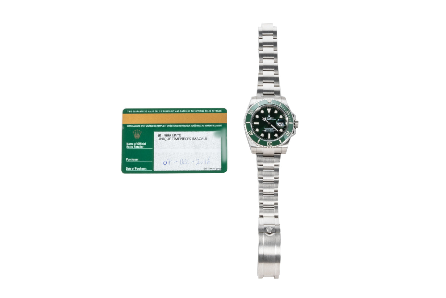 Rolex Submariner Date ‘Hulk’