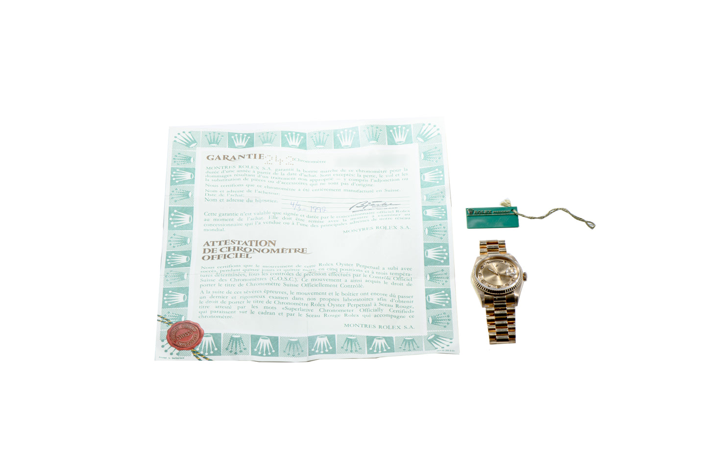 Rolex Day-Date 'Myriad' Diamond Dial