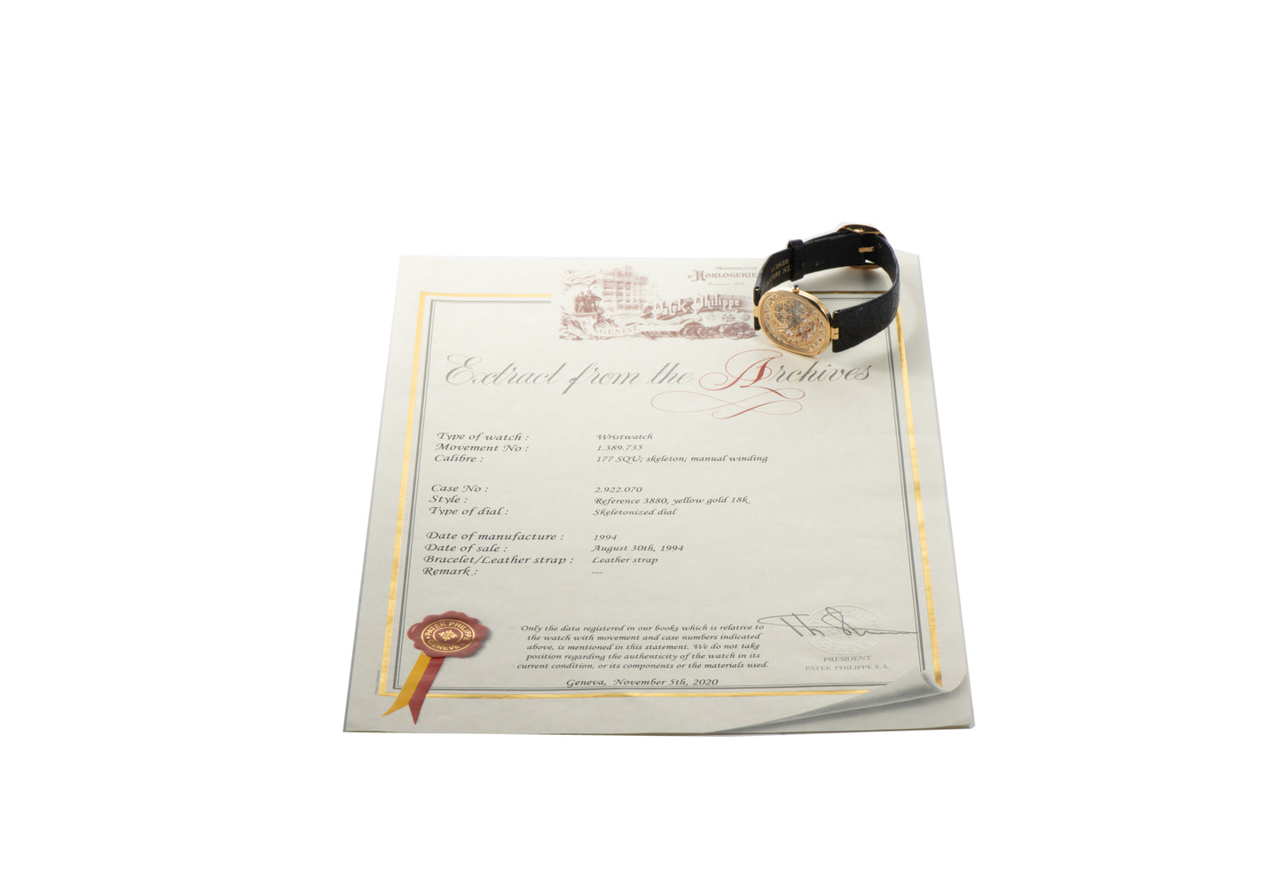 Patek Philippe Ellipse 'Skeleton'