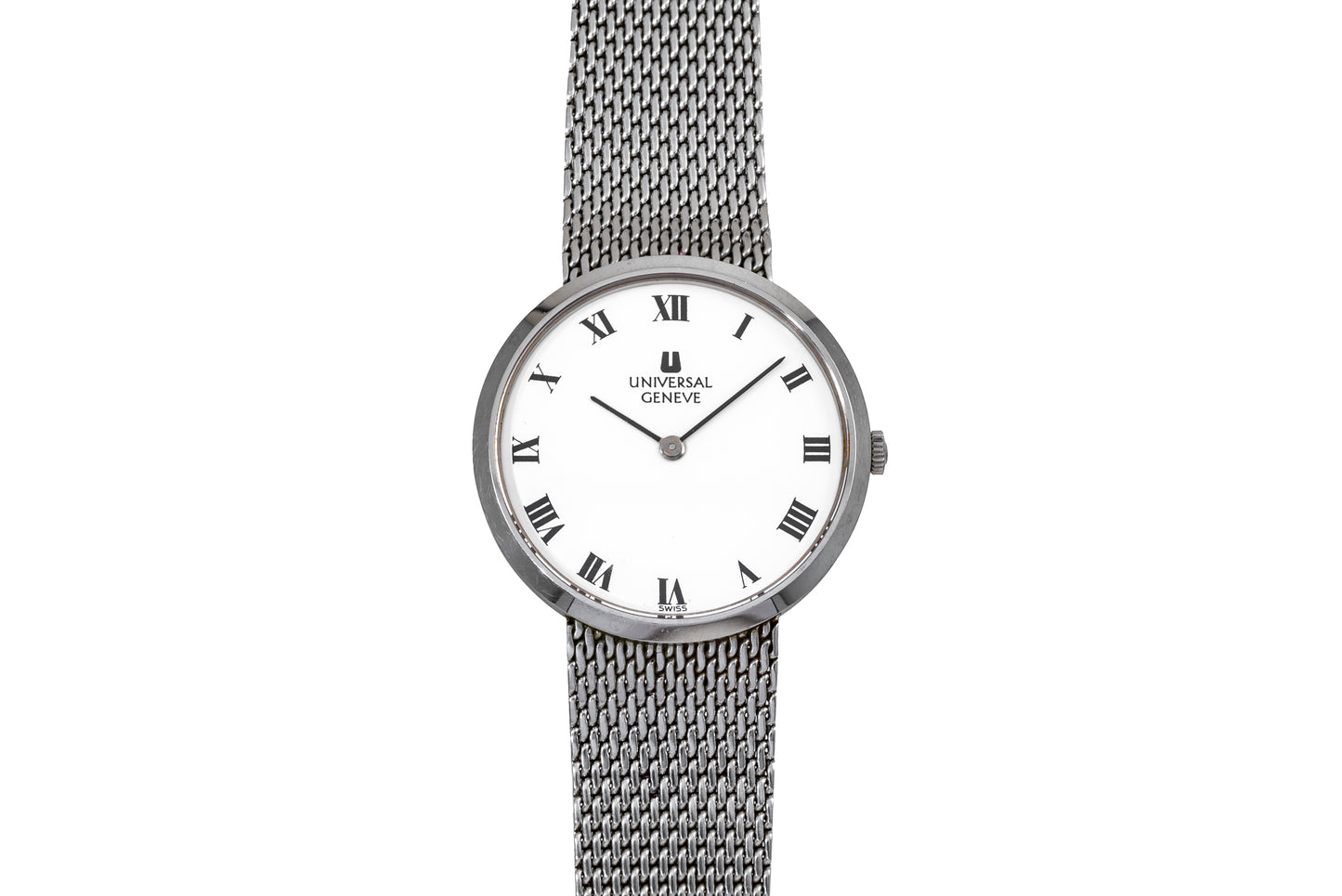 Universal Genève Steel Dress Watch