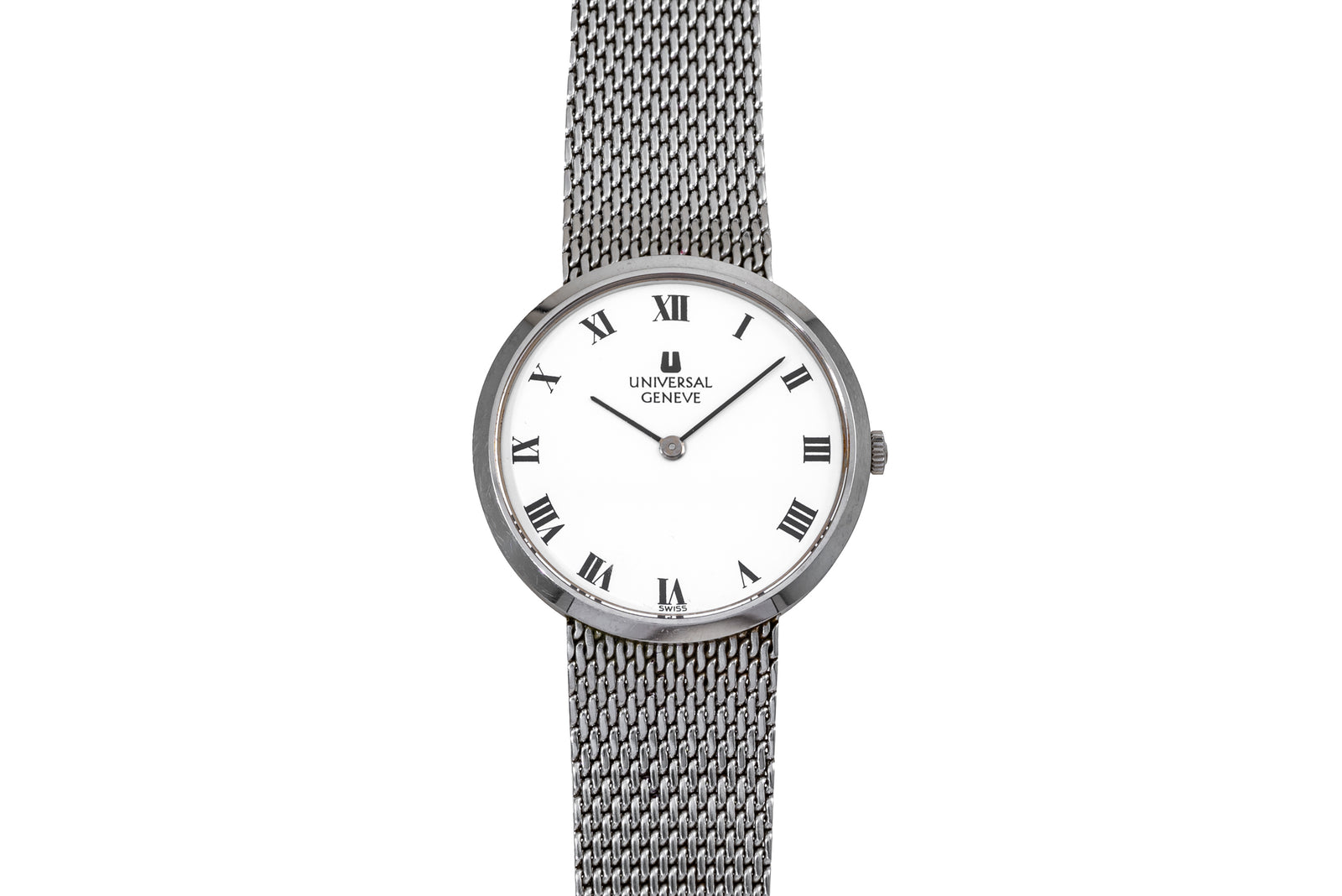 Universal Genève Steel Dress Watch