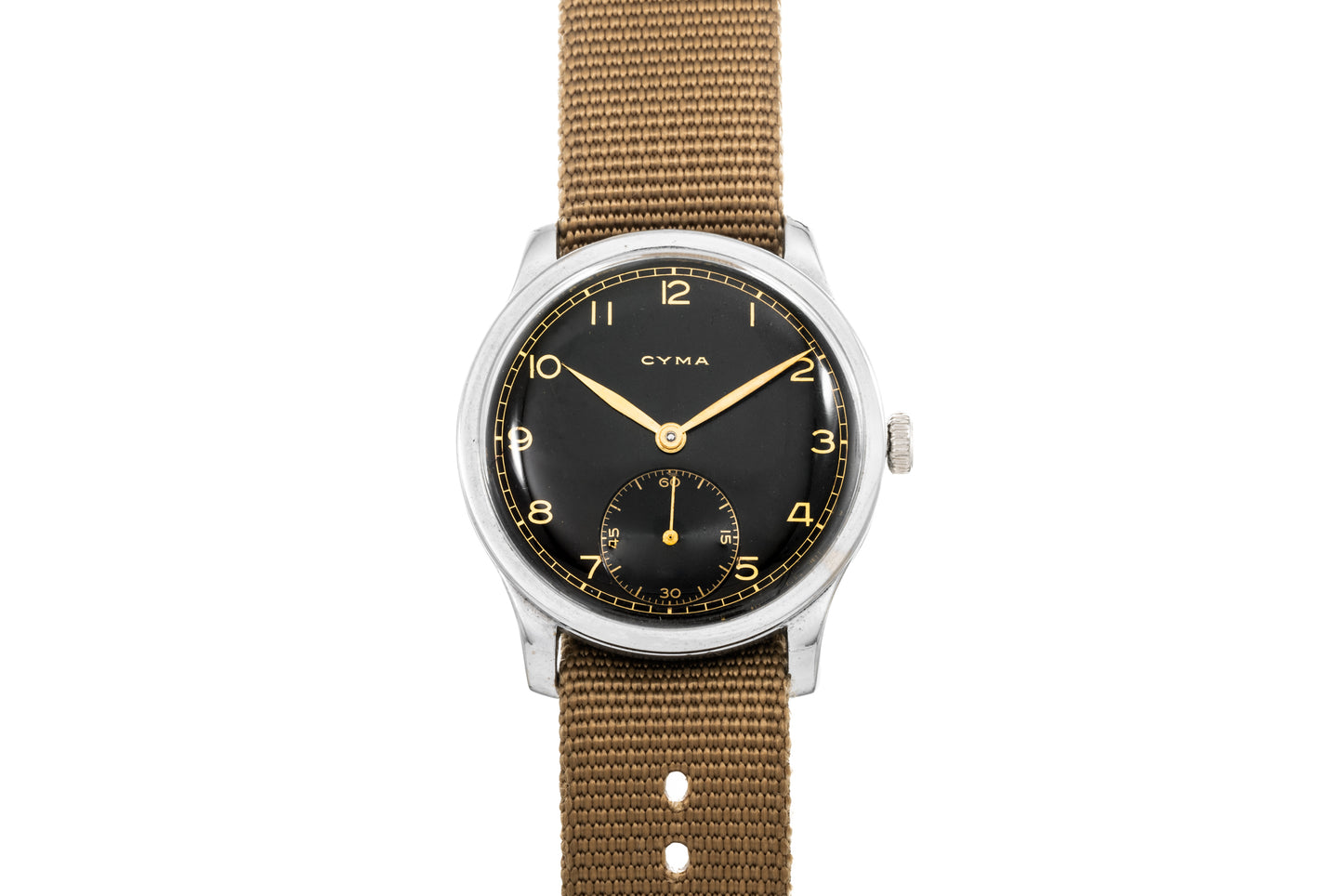 CYMA Jumbo Gilt Field Watch