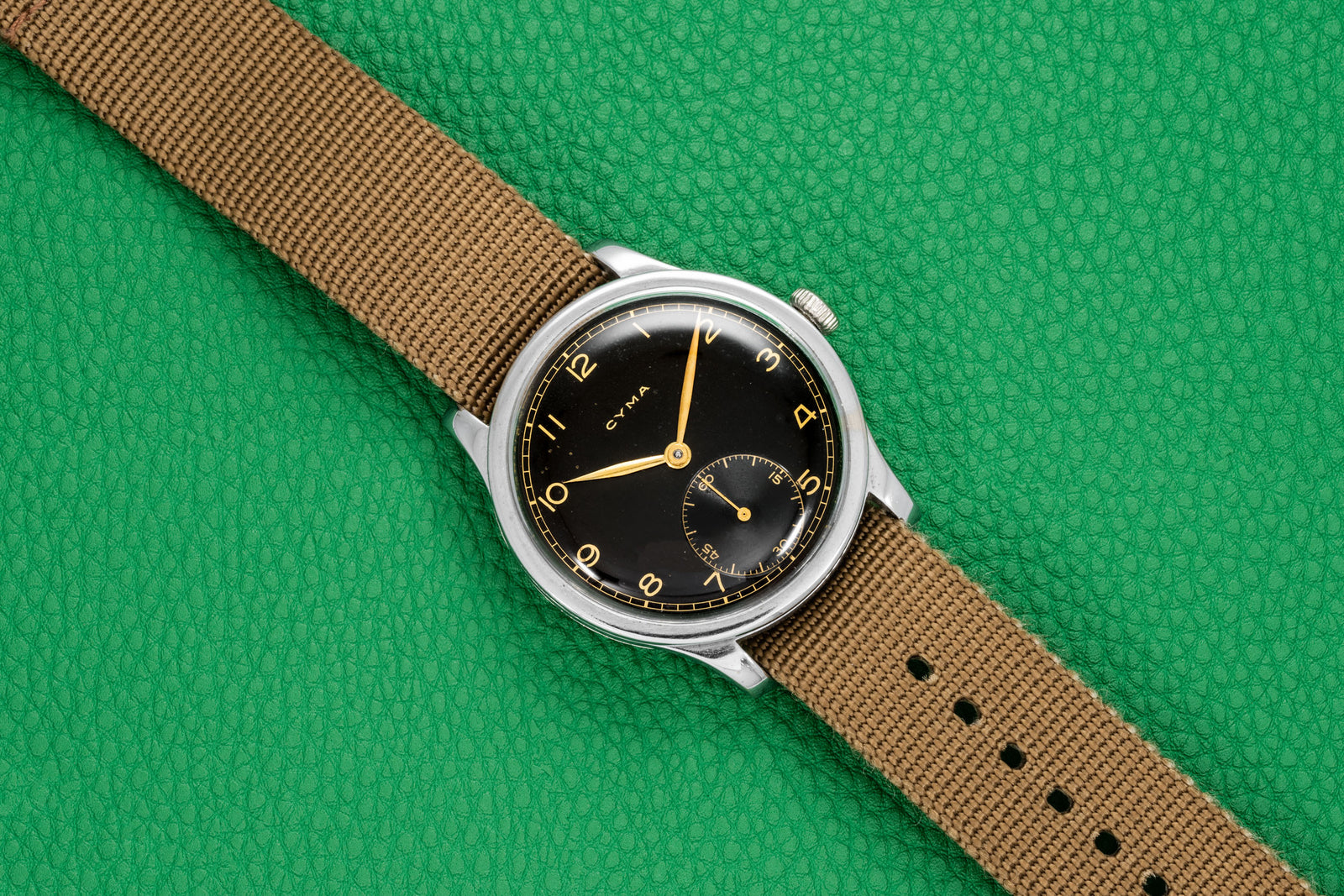 CYMA Jumbo Gilt Field Watch