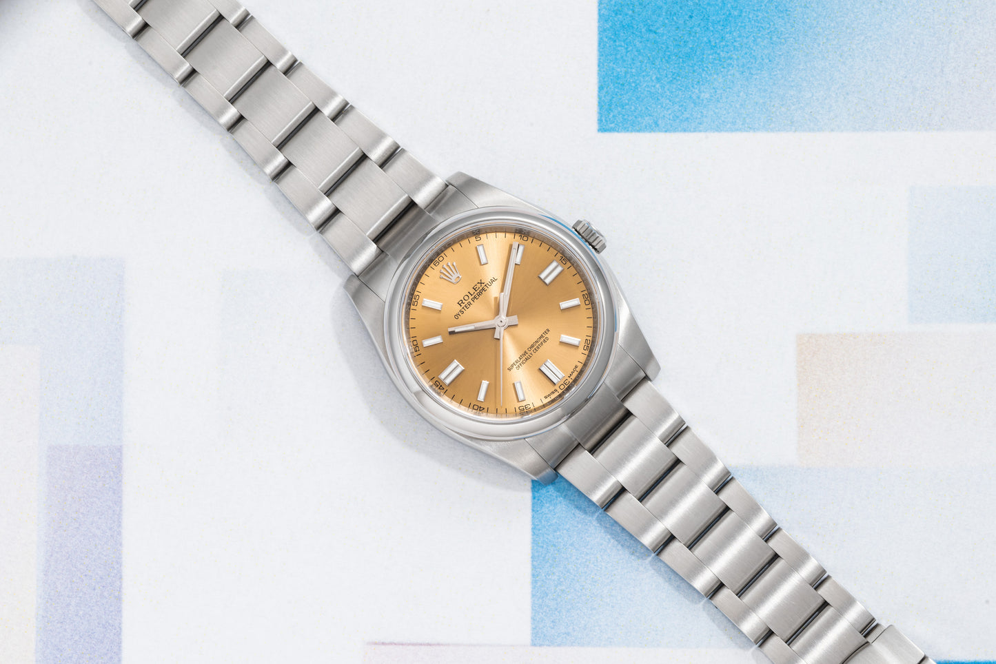 Rolex Oyster Perpetual 'White Grape'