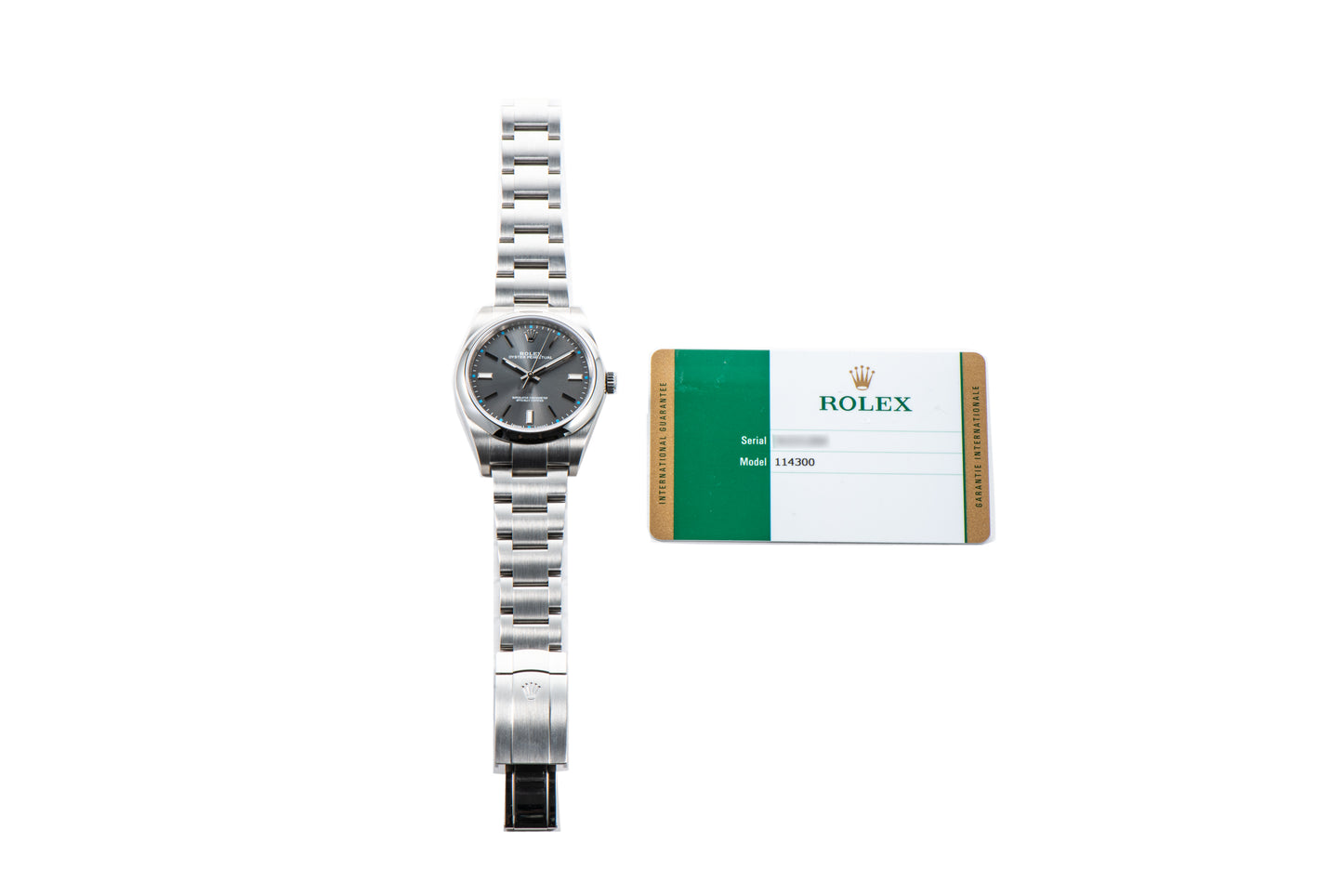 Rolex Oyster Perpetual 'Rhodium'