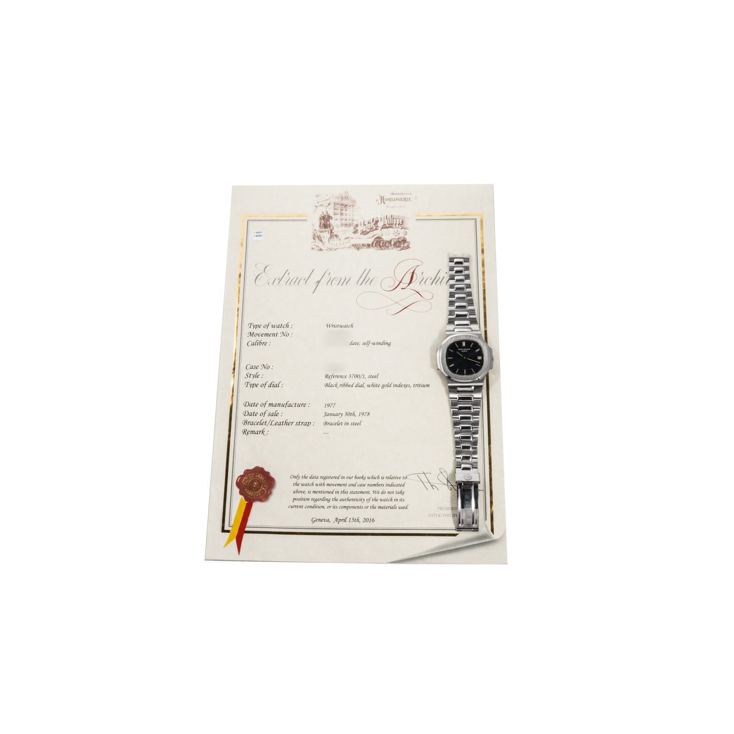 Patek Philippe Nautilus 'Jumbo'