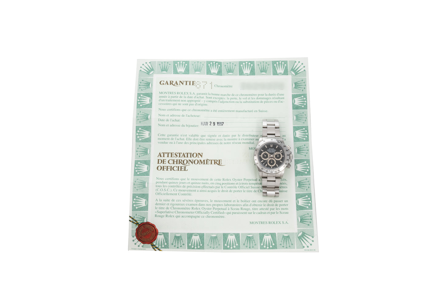 Rolex Daytona 'Zenith'