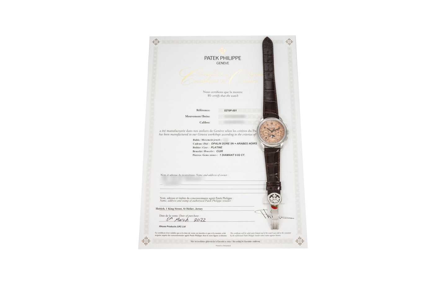 Patek Philippe Perpetual Calendar Moonphase Chronograph 'Salmon'