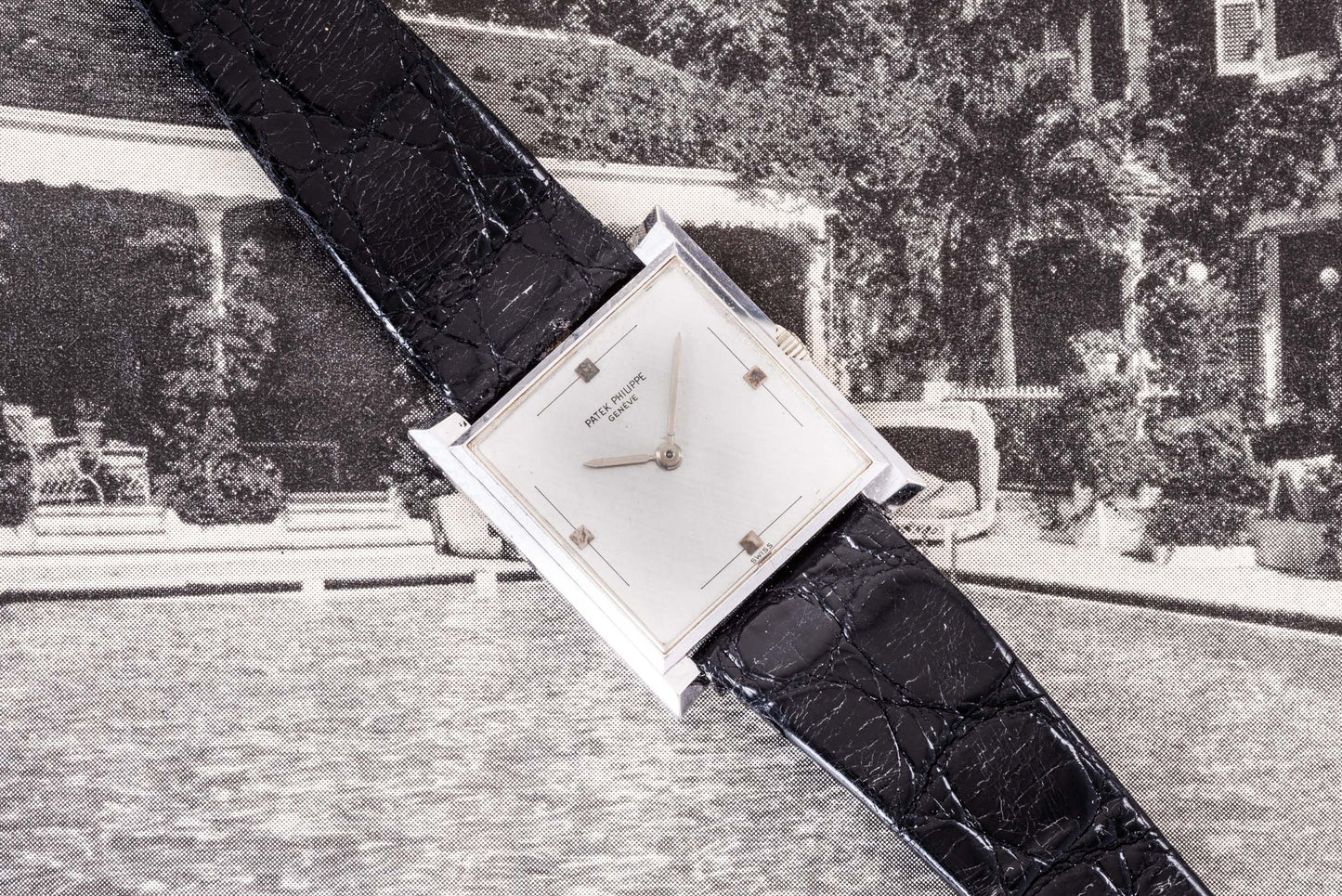 Patek Philippe White Gold Square Dress Watch