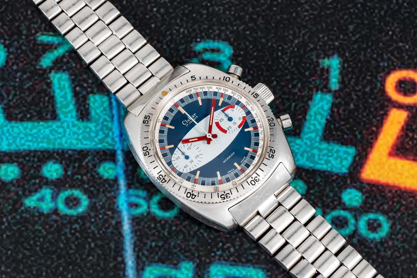 Clebar 'Exotic Surfboard' Dial Chronograph
