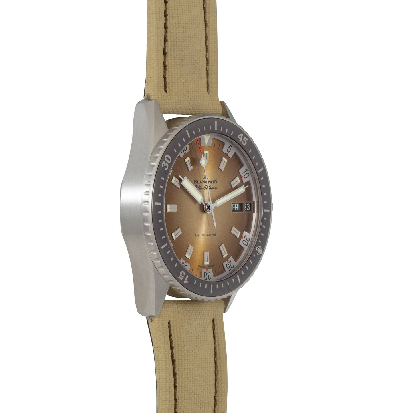 Blancpain Fifty Fathoms Bathyscaphe Day Date Desert Edition