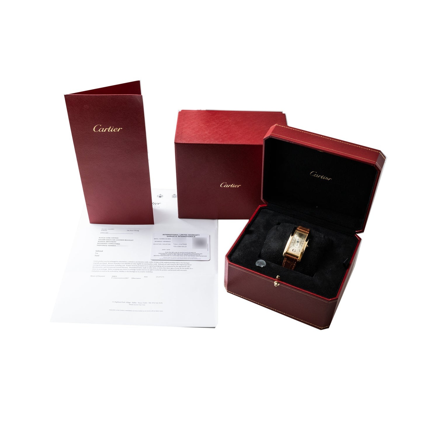 Cartier Tank Cintreé