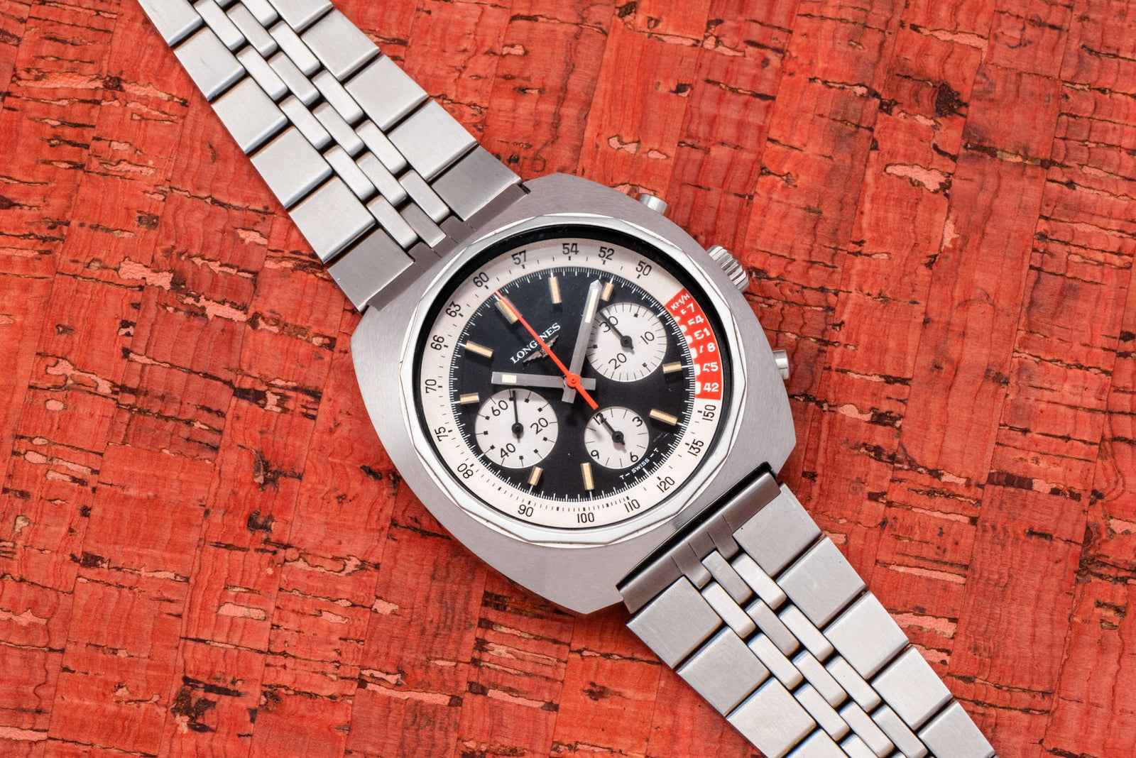 Longines 'Cushion Case' Chronograph