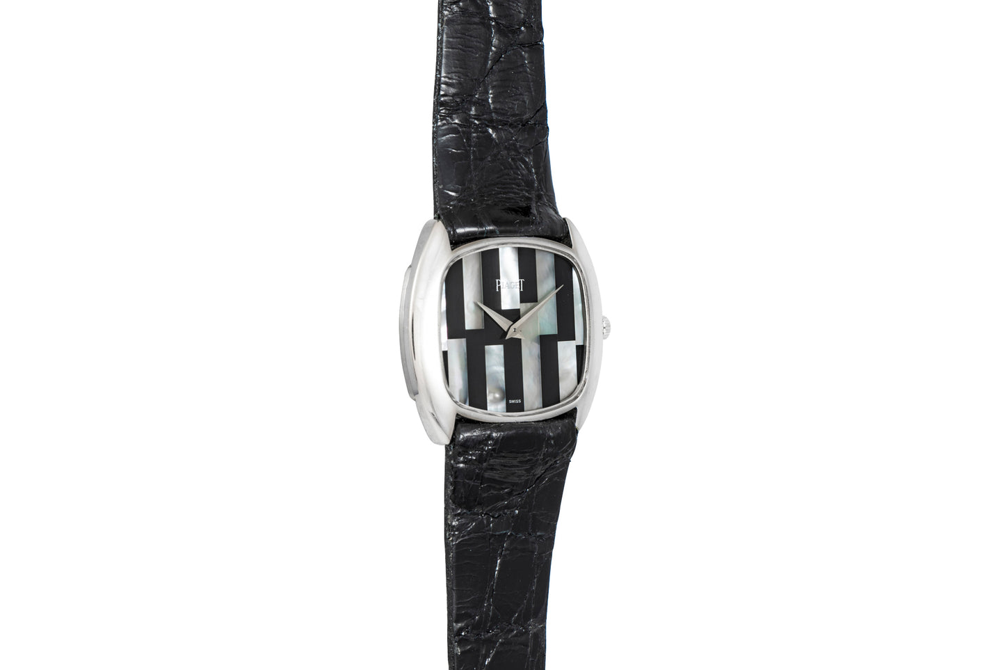 Piaget White Gold 'Zebra Mother Of Pearl' Dress Watch