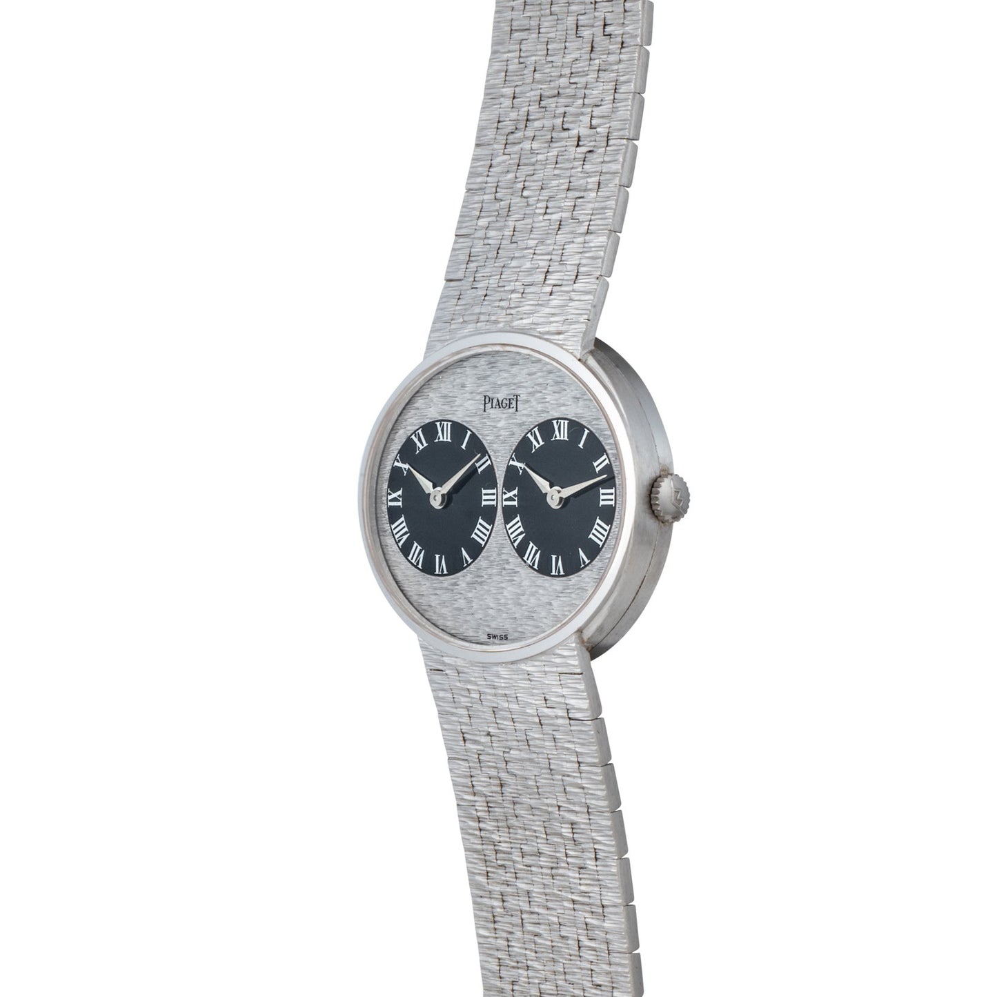 Piaget White Gold 'Twin Time' Dress Watch