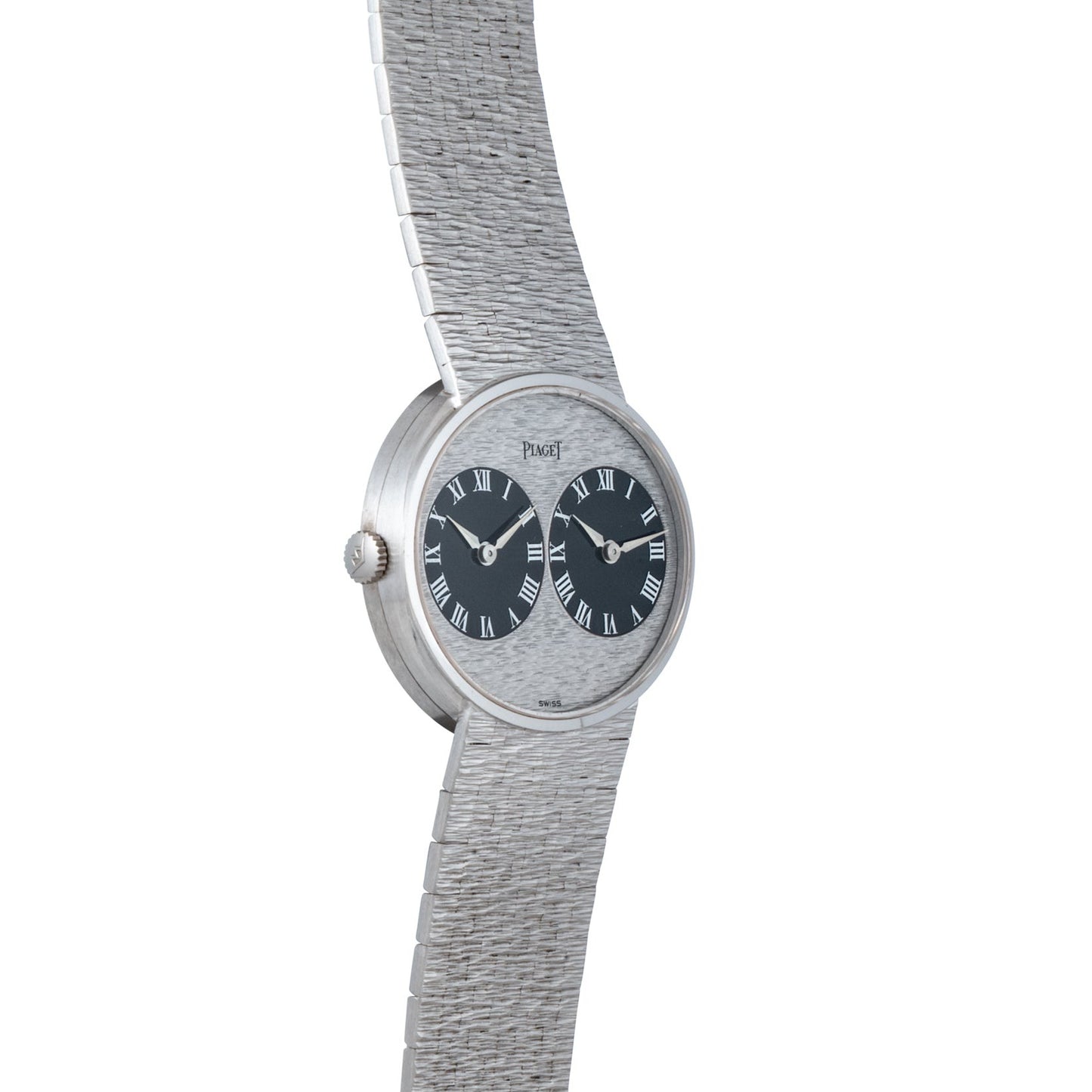 Piaget White Gold 'Twin Time' Dress Watch