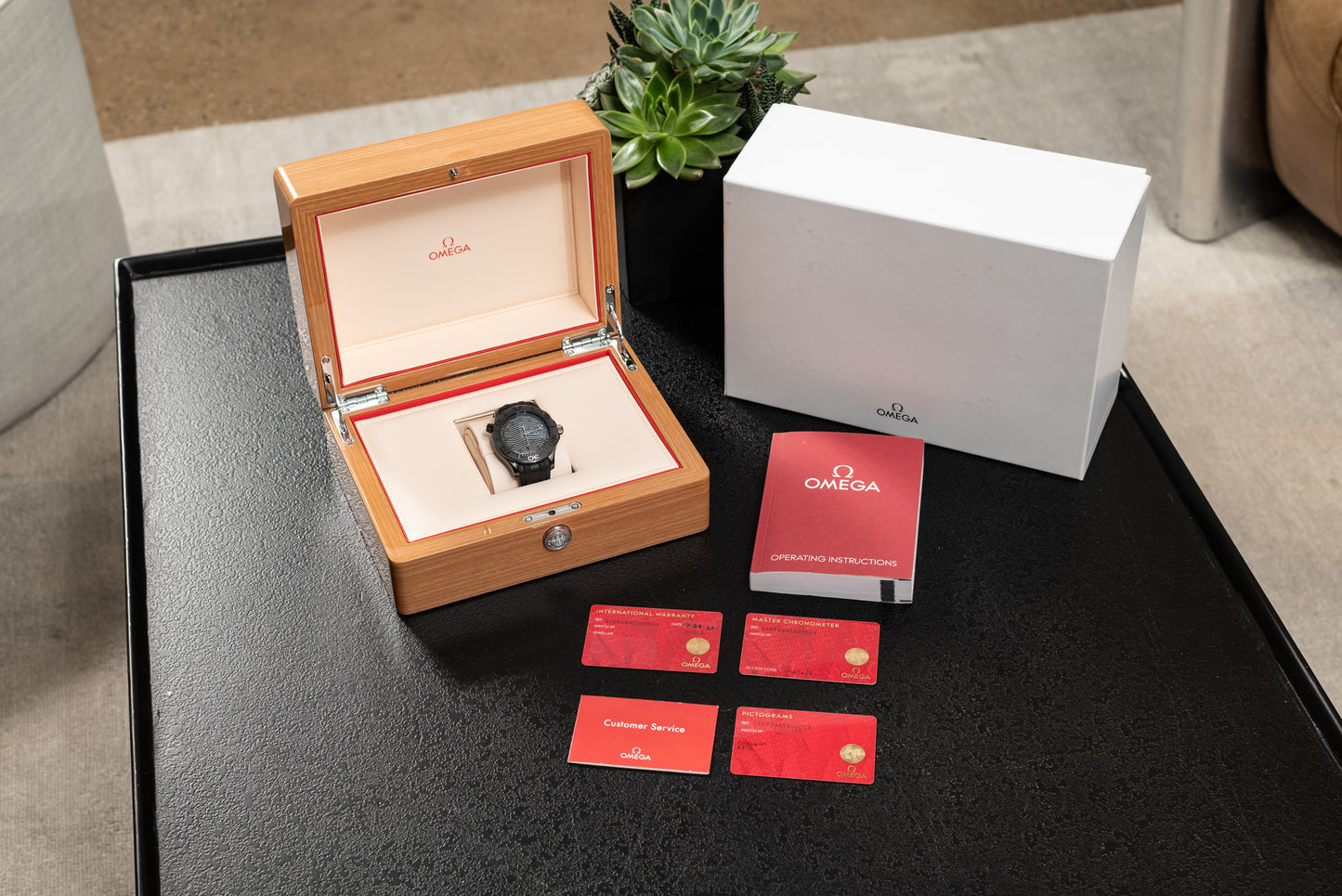 Omega Seamaster 300 Professional Co-Axial Black Black