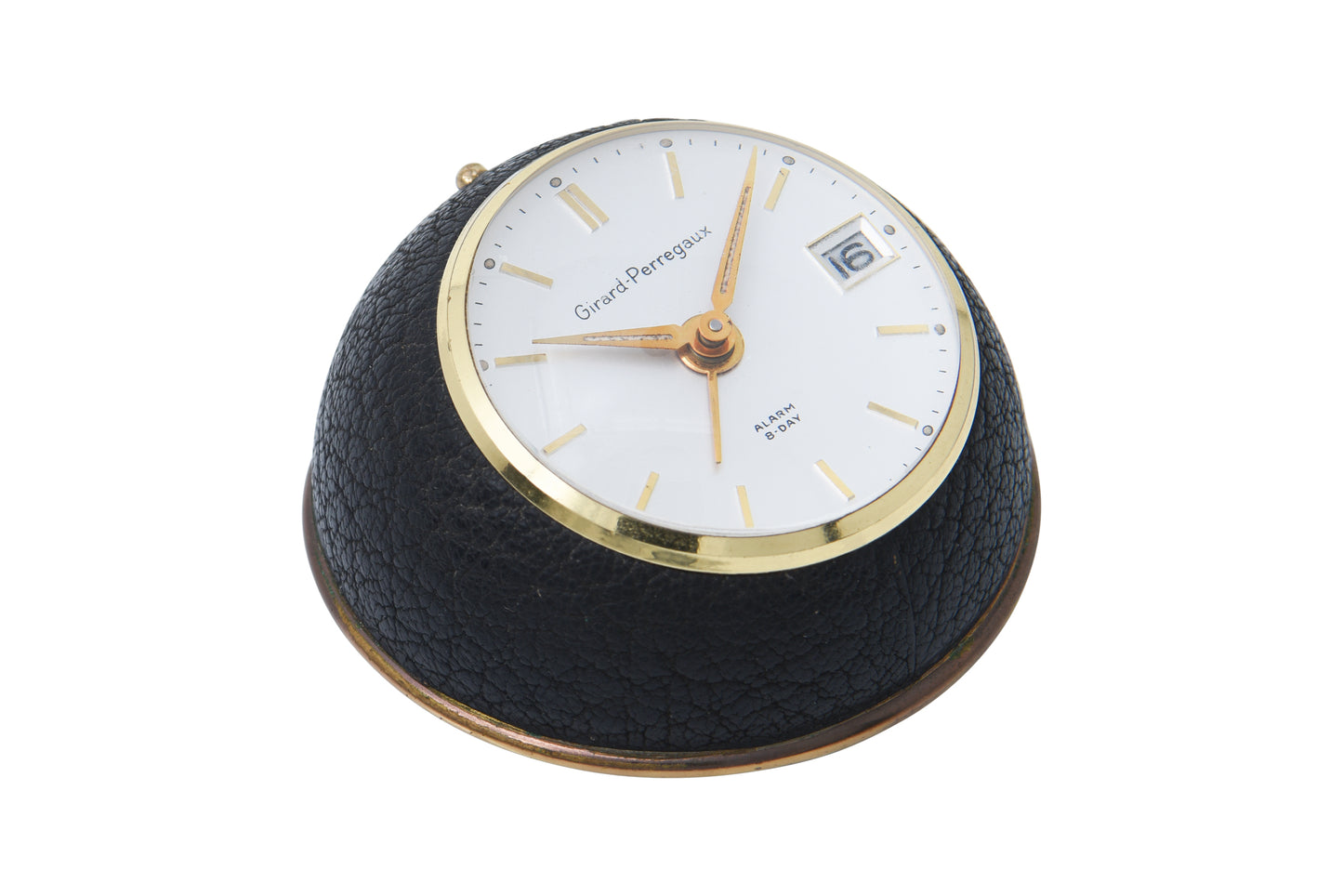 Girard Perregaux 8-Day Desk Alarm Clock 'Avocado'