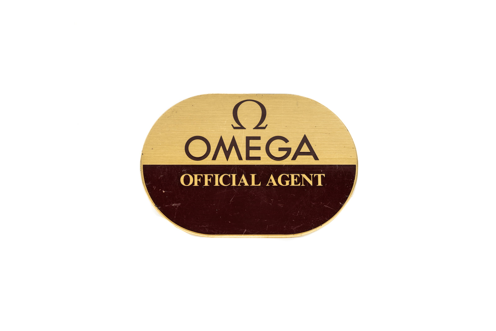 Omega Brass 'Official Agent' Signage
