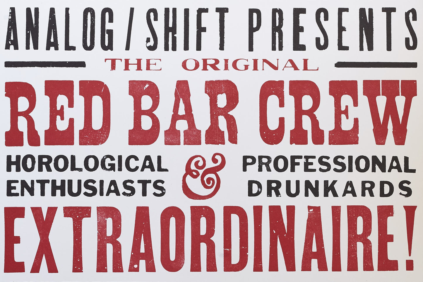 Red Bar Crew Poster
