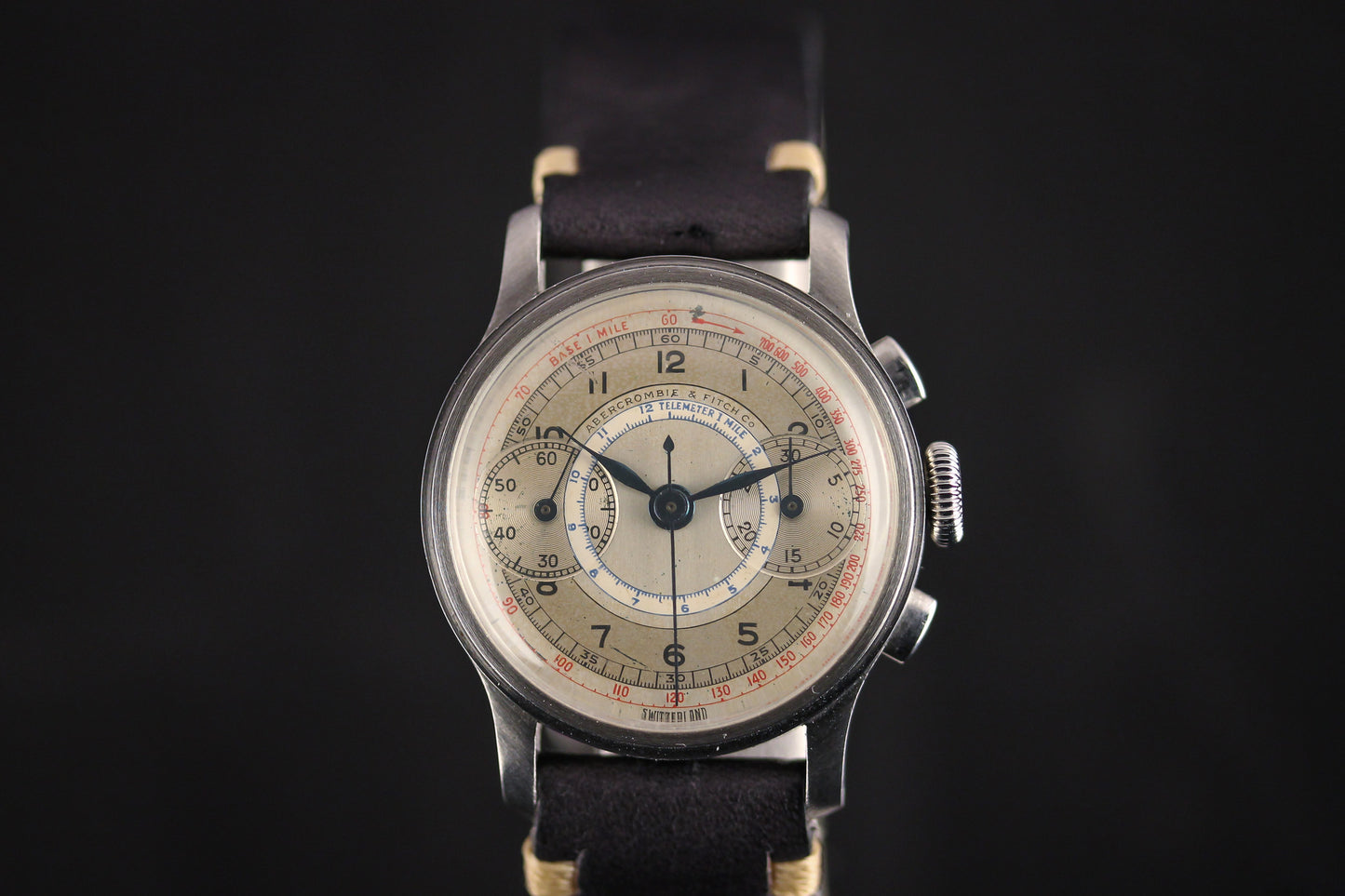 Abercrombie & Fitch Chronograph Steel - 1940s