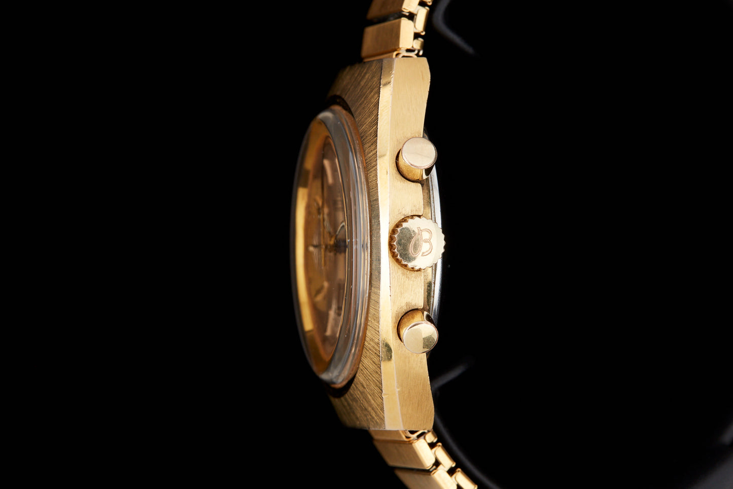 Breilting Triple Register Gold Plate 1451 Chronograph