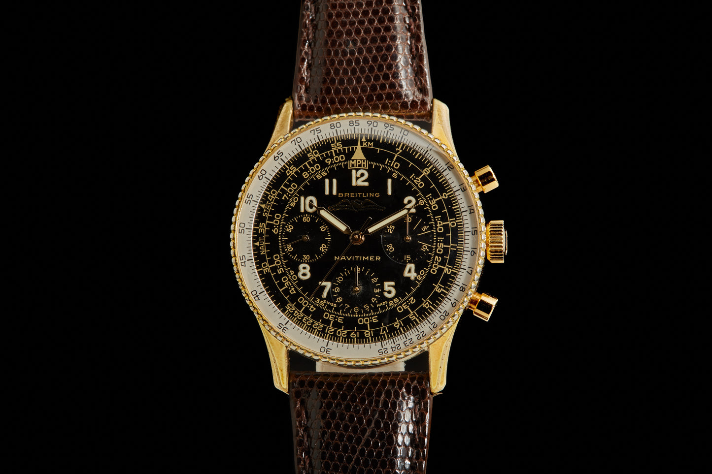 Breitling Navitimer Gold Plate