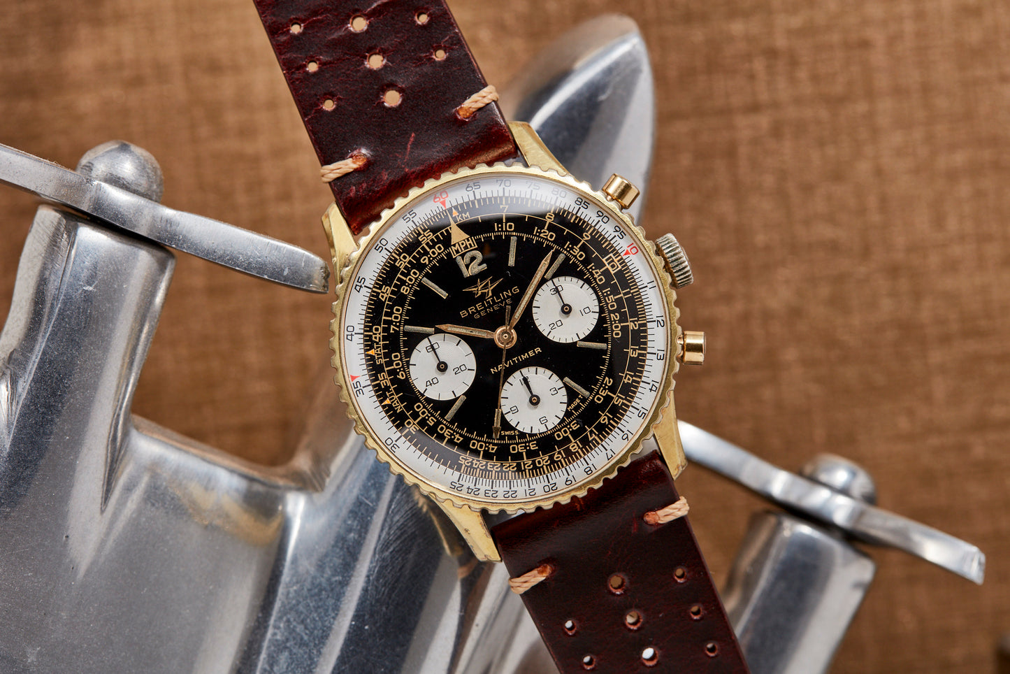 Breitling Navitimer Gold Plate