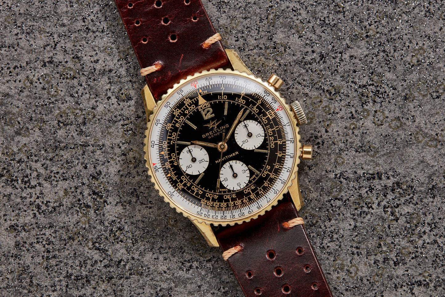 Breitling Navitimer Gold Plate
