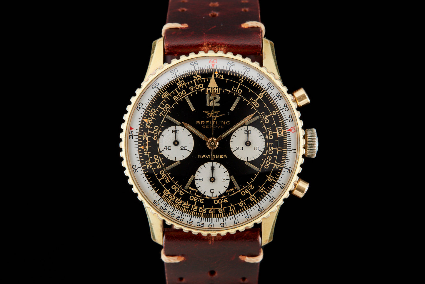 Breitling Navitimer Gold Plate