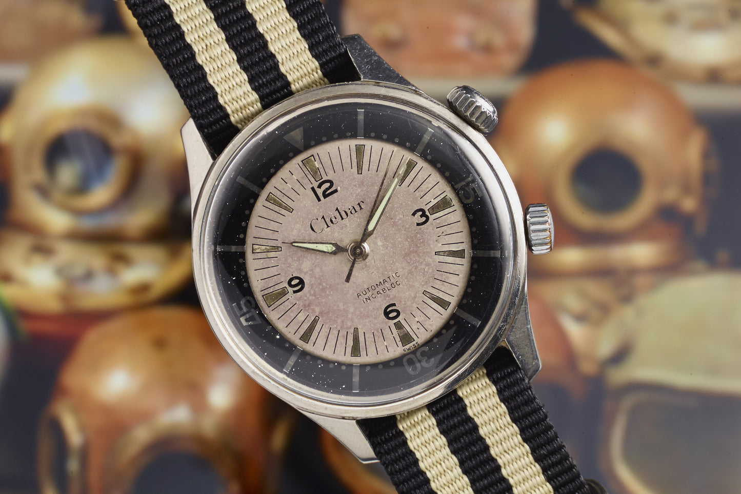 Clebar Super Compressor Automatic Diver's Watch