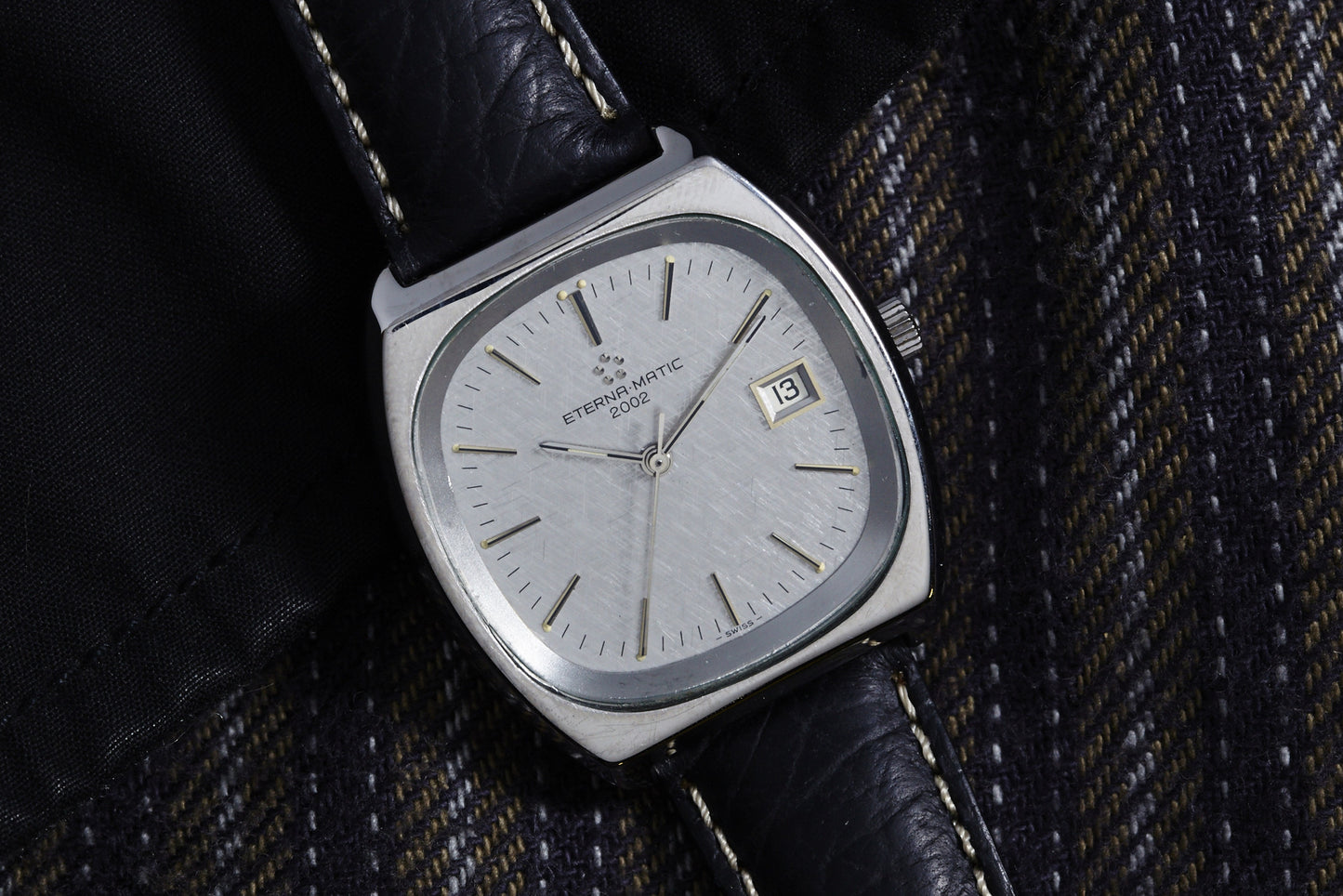 Eterna-matic 2002 Silver Textured Dial