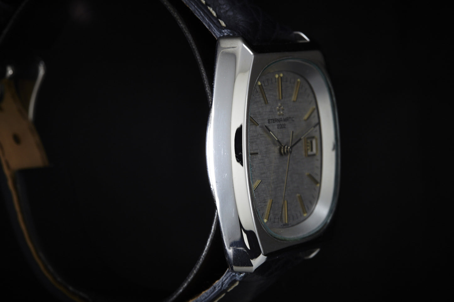 Eterna-matic 2002 Silver Textured Dial