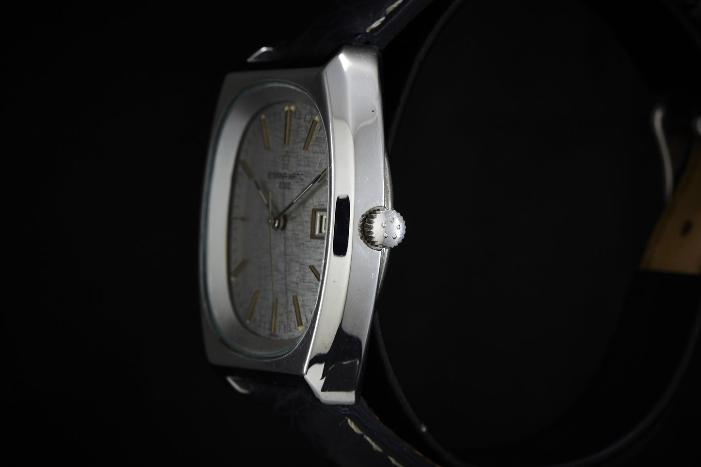 Eterna-matic 2002 Silver Textured Dial