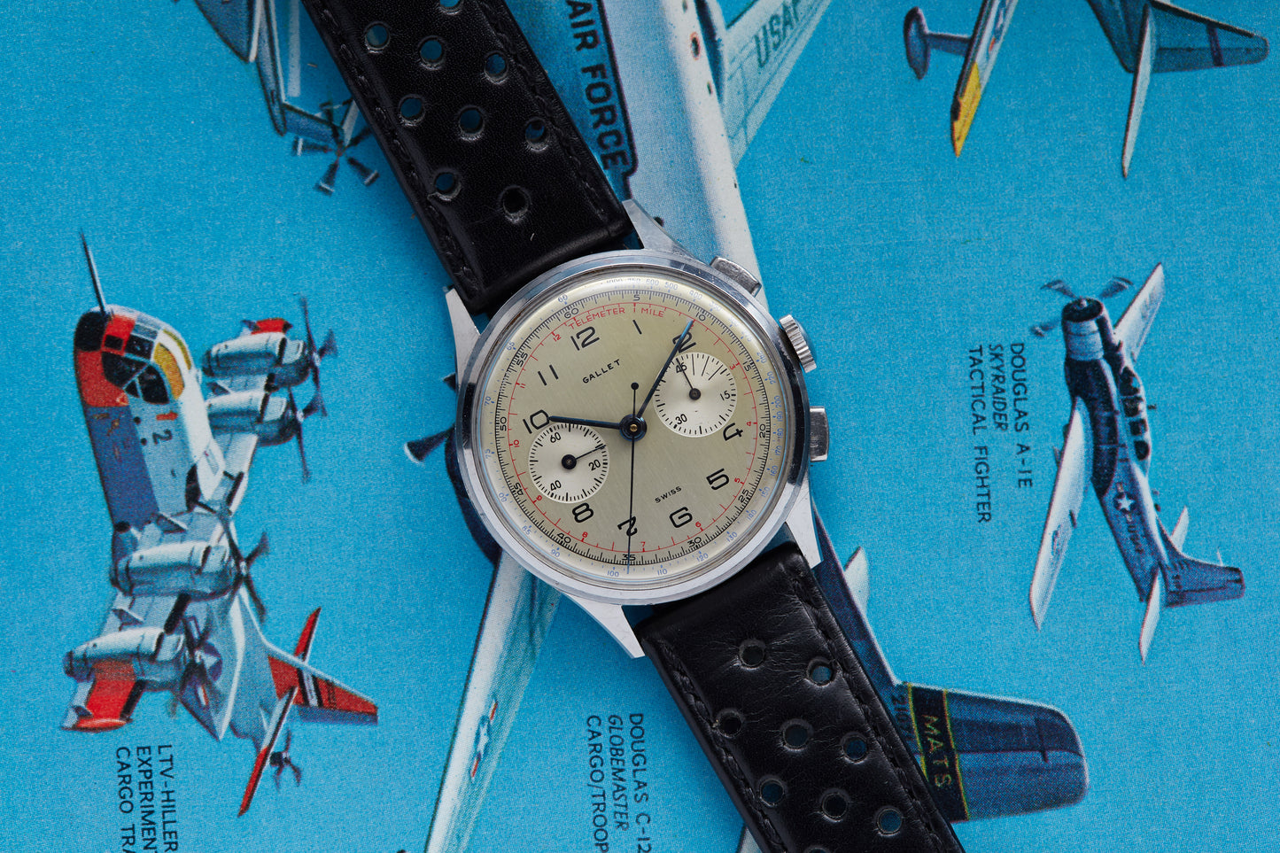 Gallet Dual Register Chronograph