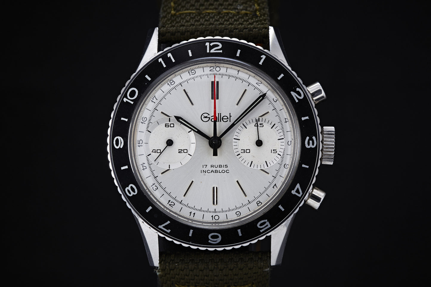 Gallet Multichron Pilot 2-Register