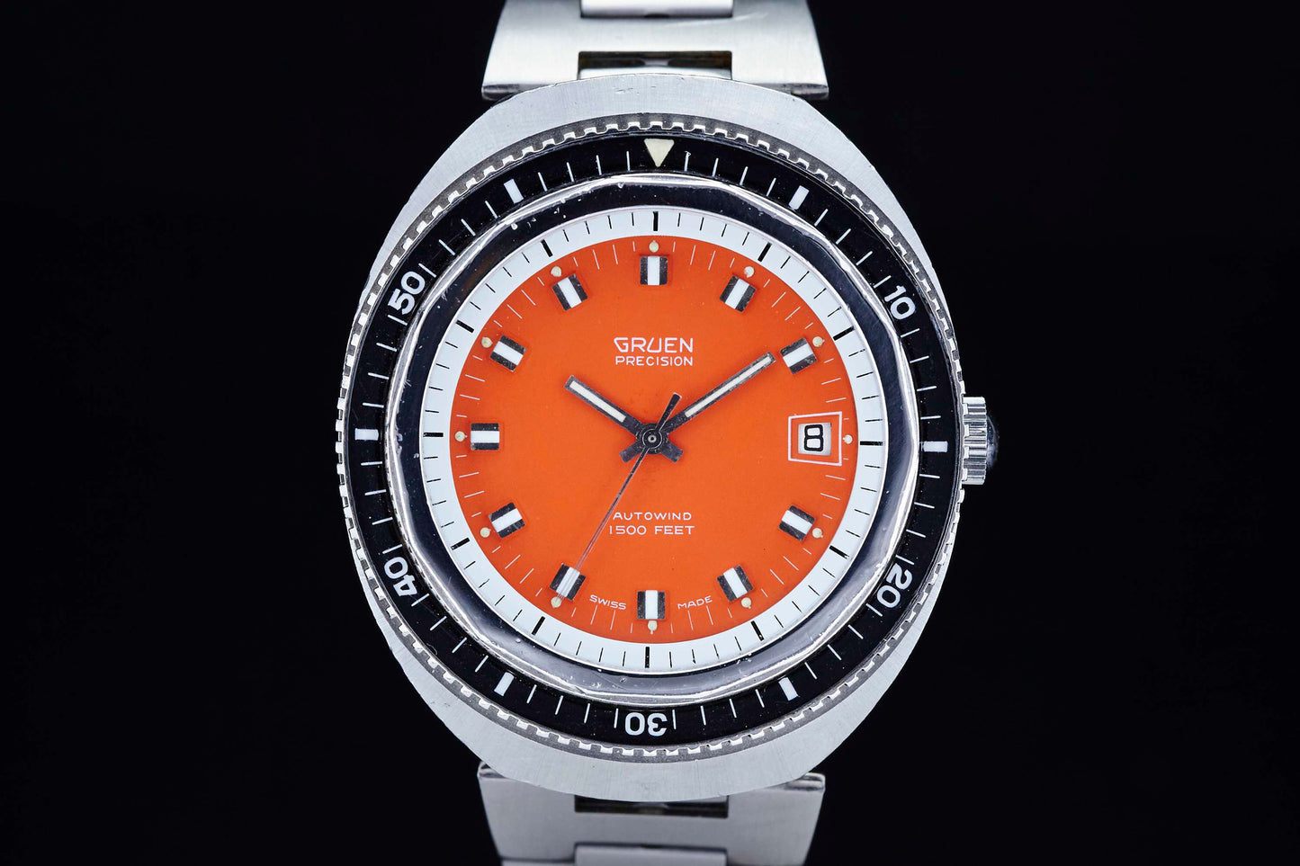 Gruen Cushion Case Diver
