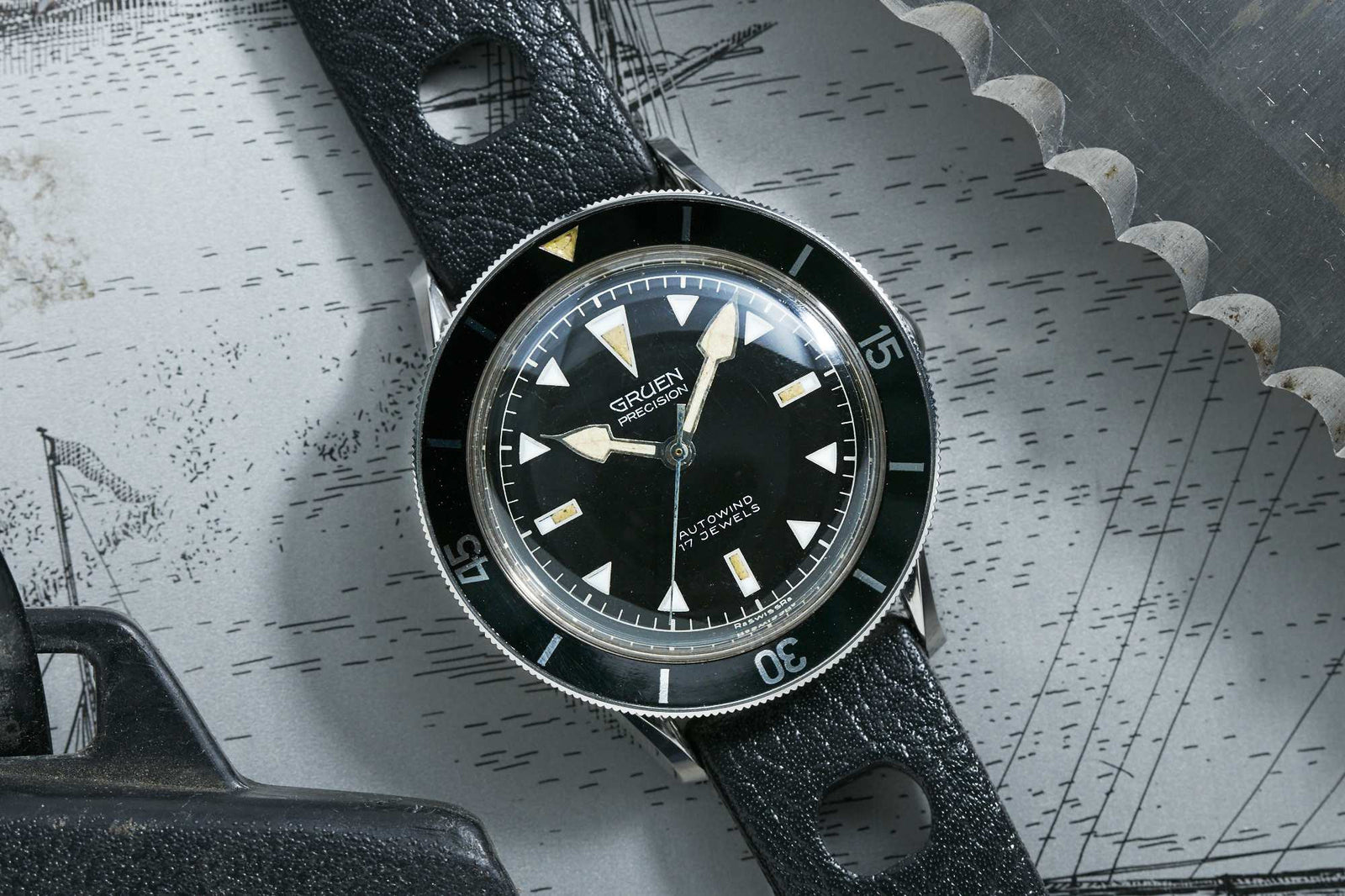 Gruen Precision Autowind Diver