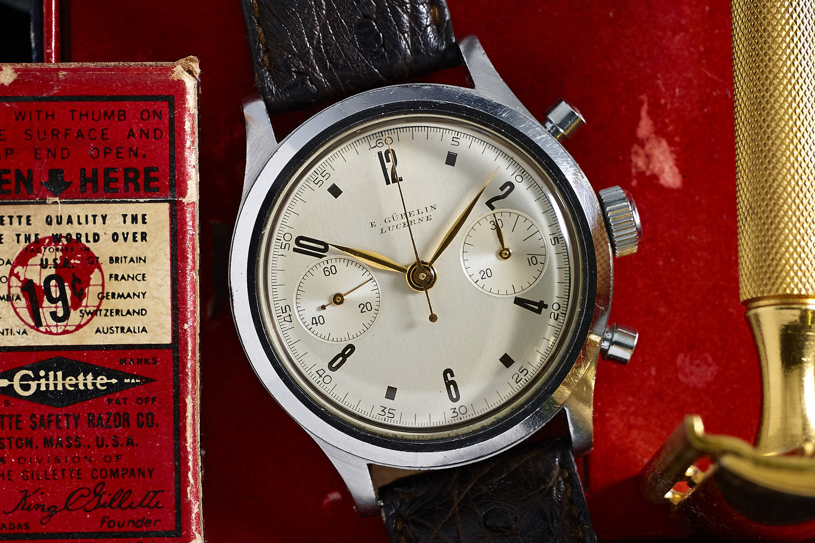 Gübelin Two Register Chronograph - 1950s