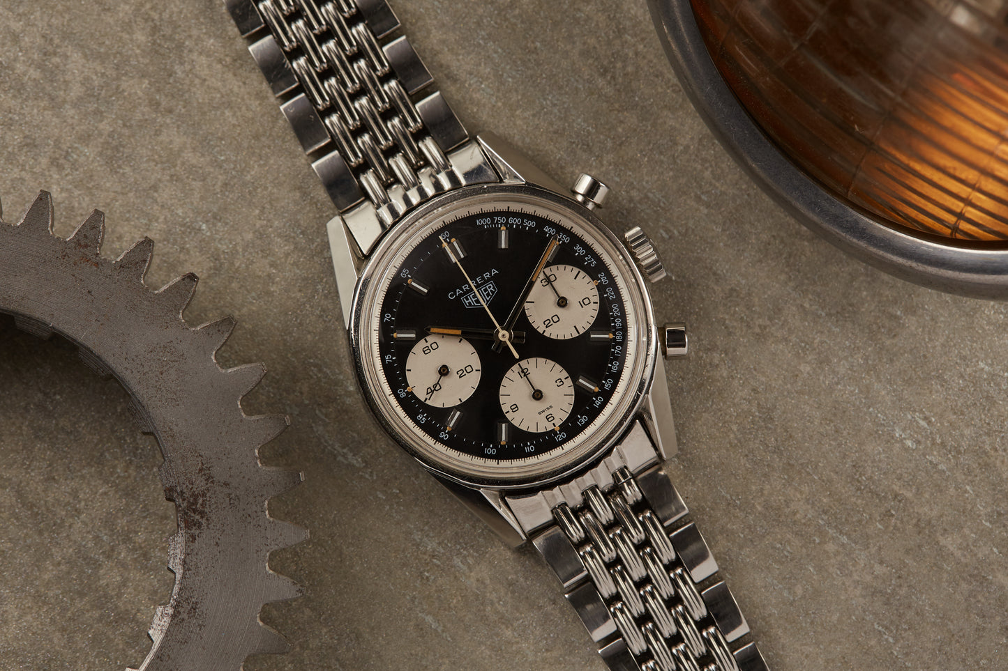 Heuer Carrera 'Reverse Panda'