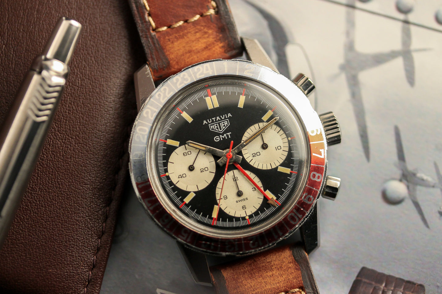 Heuer Autavia GMT Chronograph 2446C