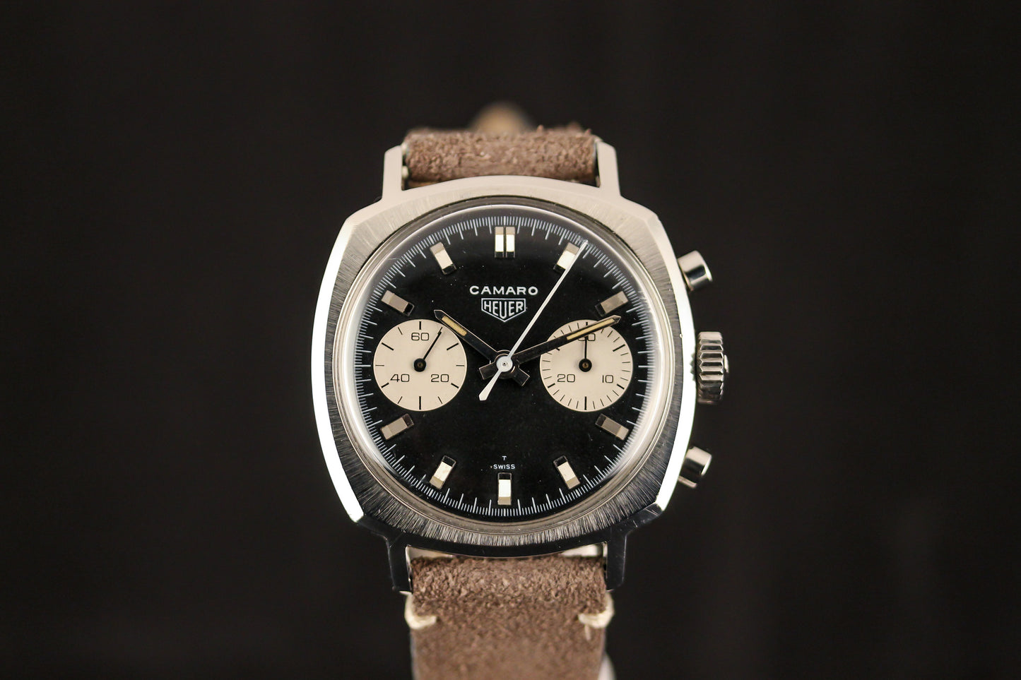 Heuer Camaro 7743N "Panda" Dial